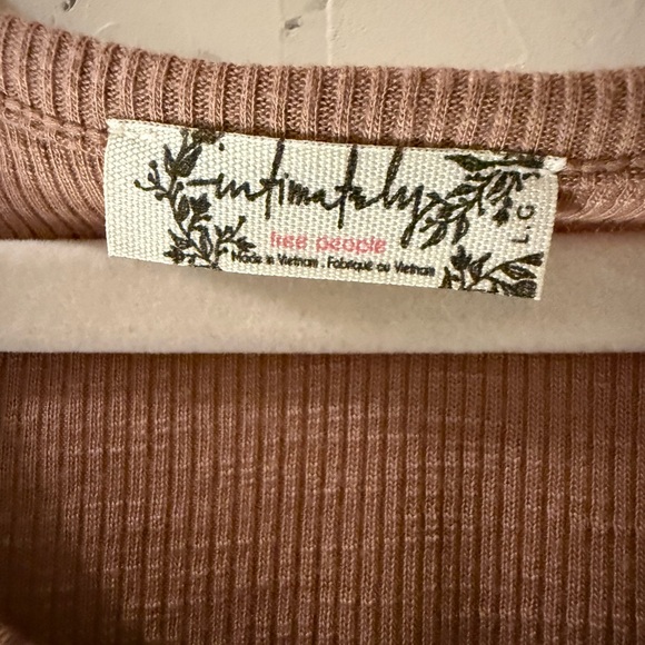 Intimately Free People Ribbed A Line Tank Top L - Picture 4 of 8